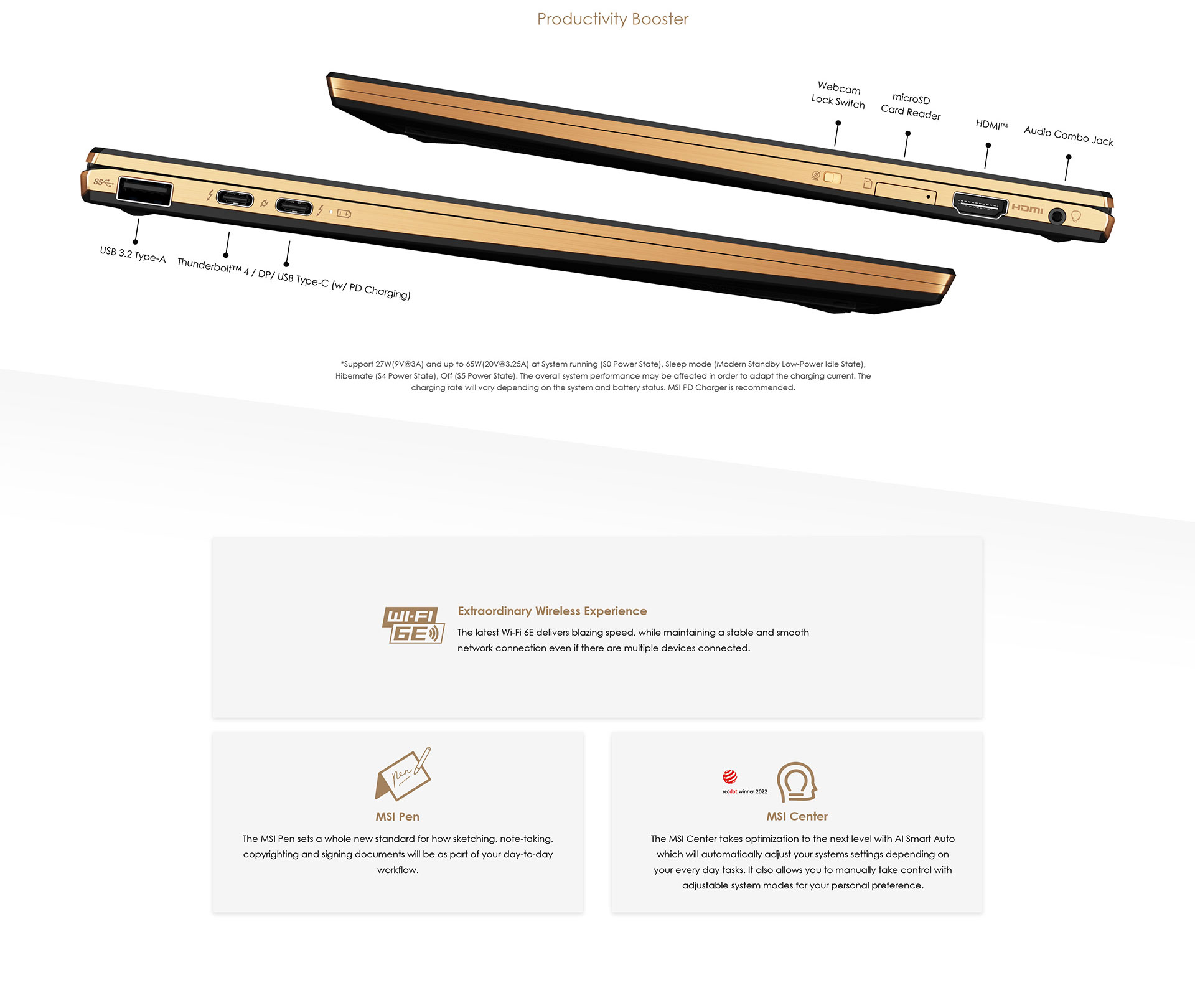 MSI SUMMIT E13 FLIP EVO Professional Laptop